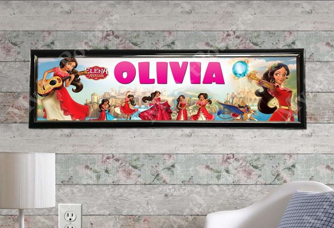 Elena of Avalor - Personalized Poster with Hard Frame