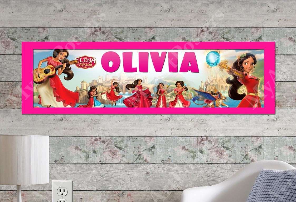 Elena of Avalor - Personalized Poster with Matboard Frame