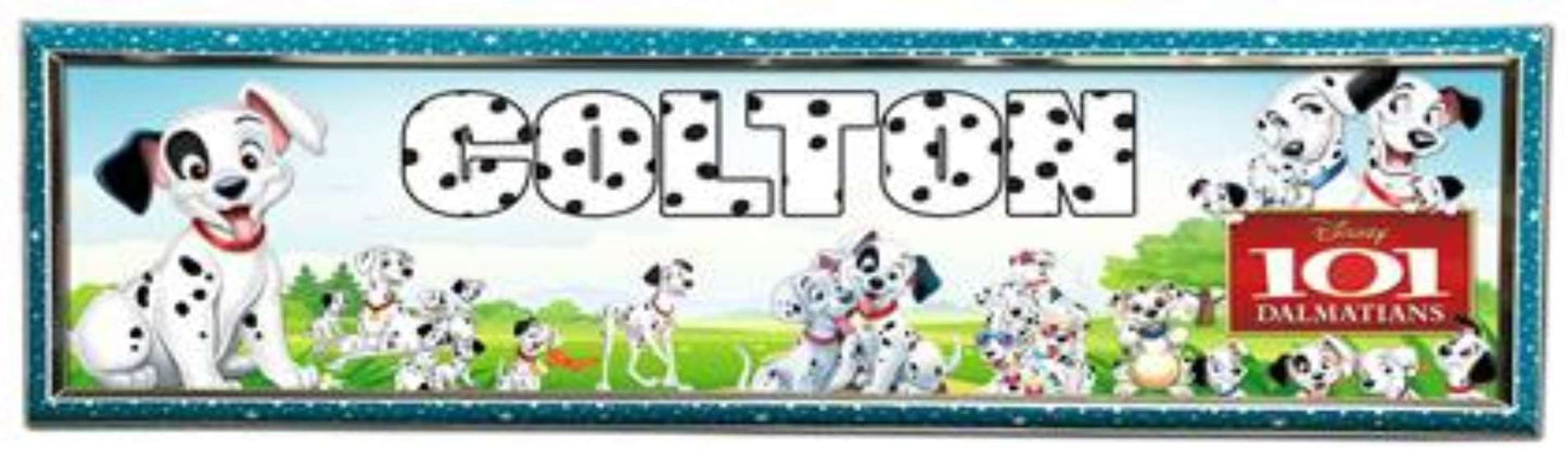 101 Dalmatians - Personalized Poster with Hard Frame