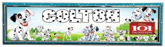 101 Dalmatians - Personalized Poster with Hard Frame