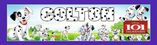 101 Dalmatians - Personalized Poster with Matboard Frame