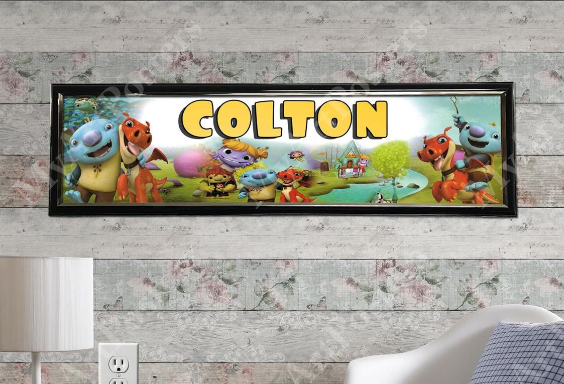 Wallykazam - Personalized Poster with Hard Frame