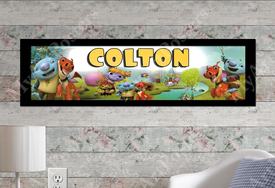 Wallykazam - Personalized Poster with Matboard Frame