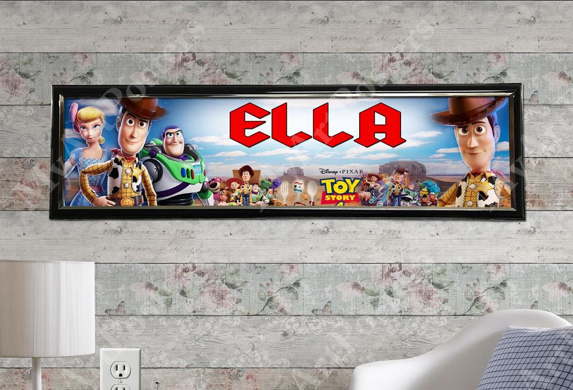 Toy Story - Personalized Poster with Hard Frame