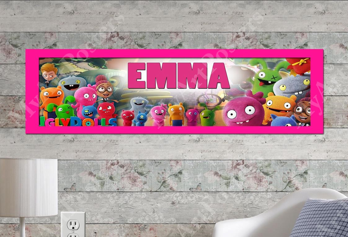 UglyDolls - Personalized Poster with Matboard Frame