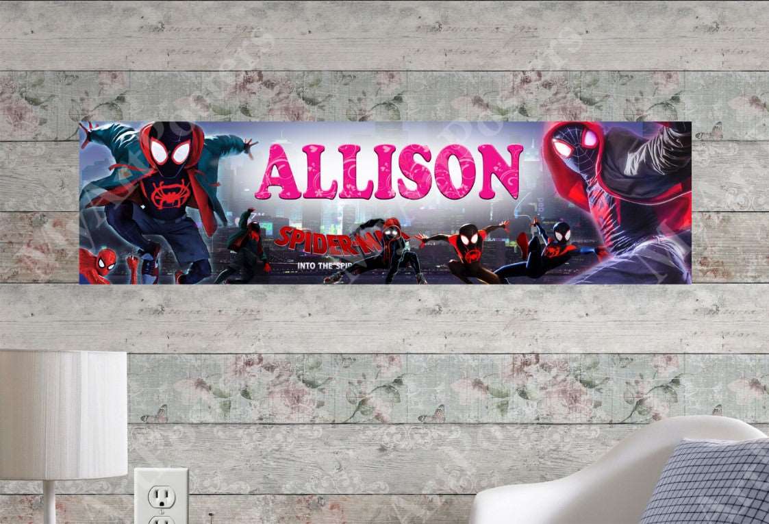 Spiderman Into the Spider-Verse - Personalized Poster