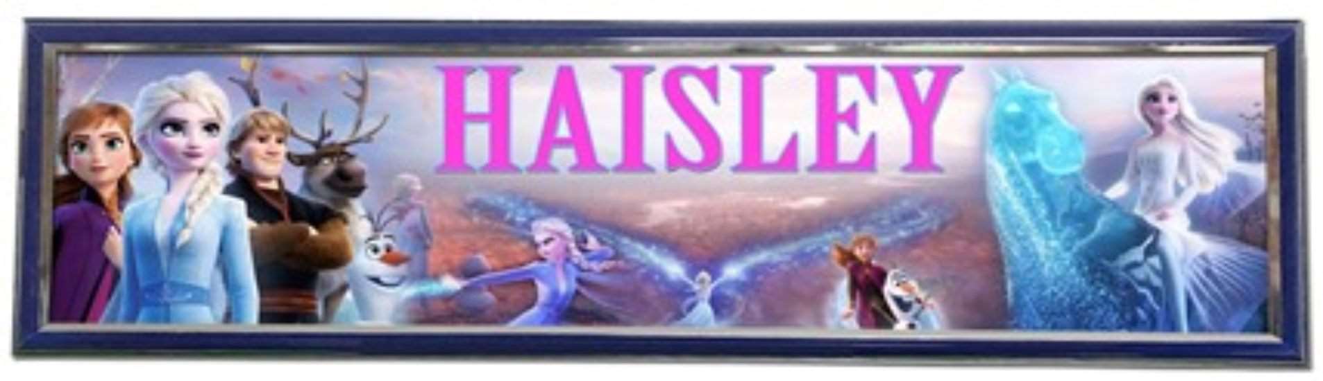 Frozen - Personalized Poster with Hard Frame