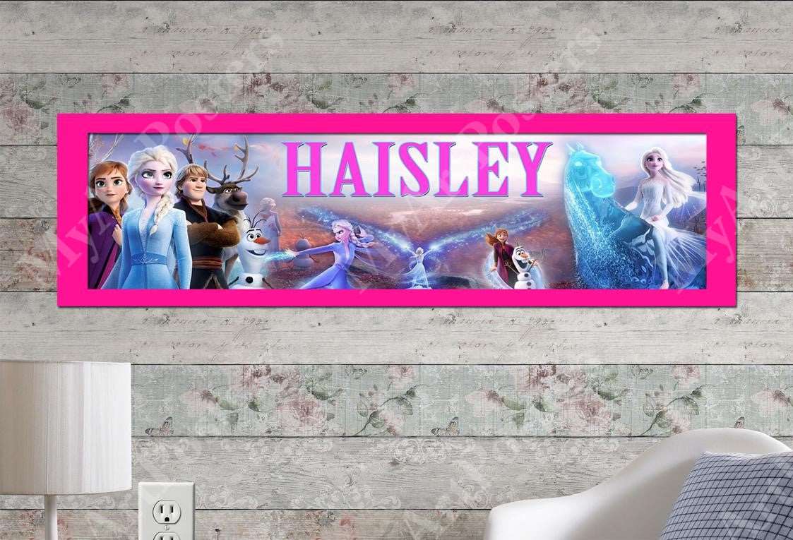 Frozen II - Personalized Poster with Matboard Frame