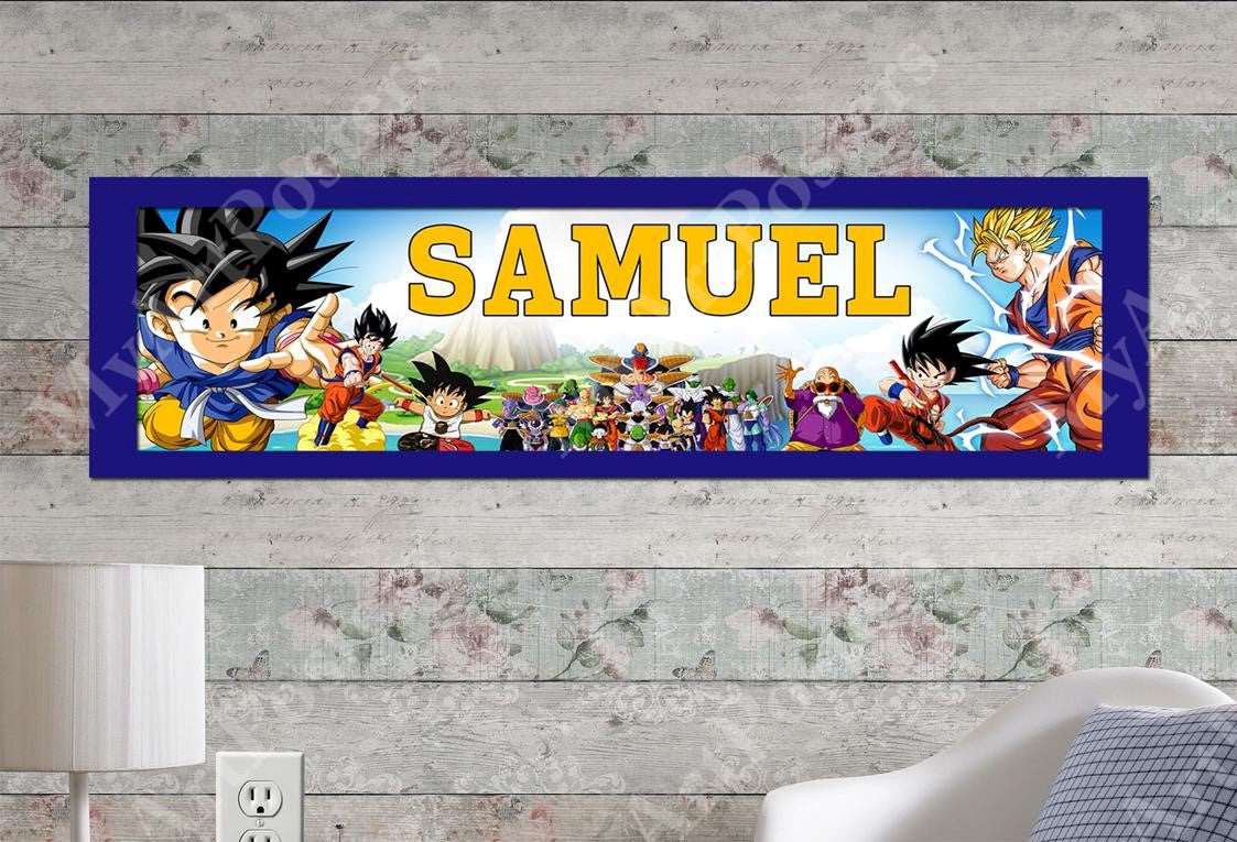 Dragon Ball Z - Personalized Poster with Matboard Frame