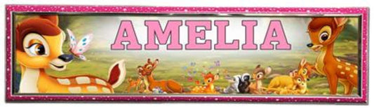 Bambi - Personalized Poster with Hard Frame