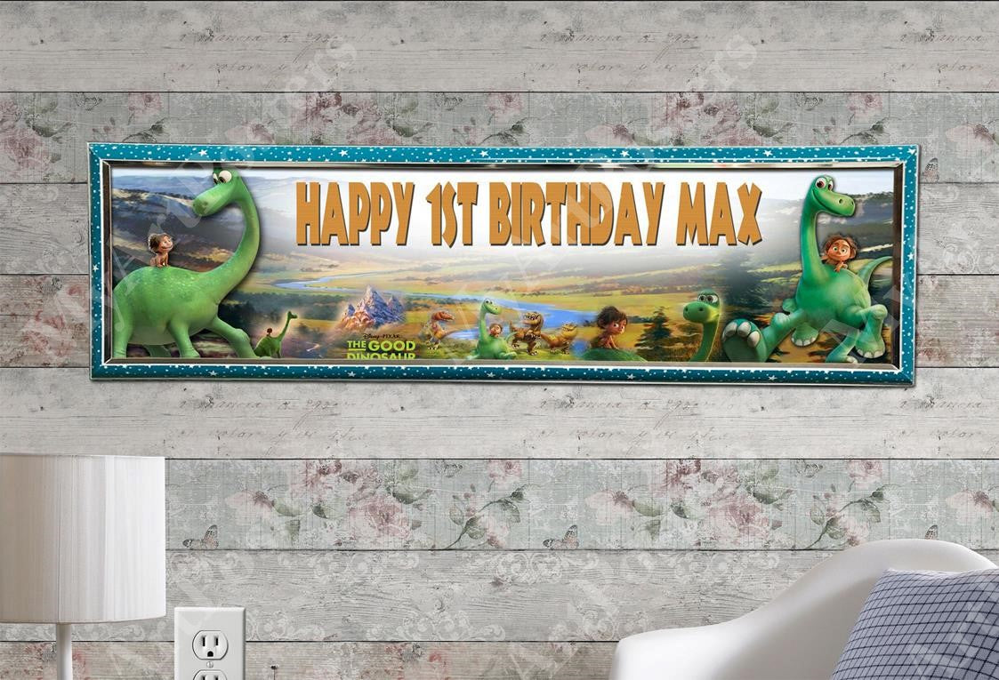 The Good Dinosaurs - Personalized Poster with Hard Frame