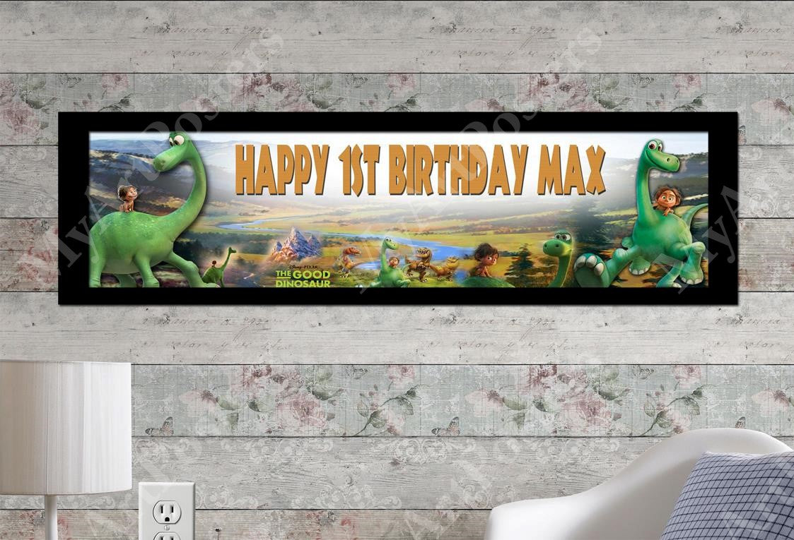 The Good Dinosaurs - Personalized Poster with Matboard Frame