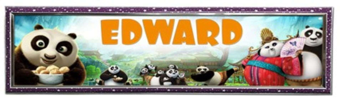 Kung Fu Panda - Personalized Poster with Hard Frame,