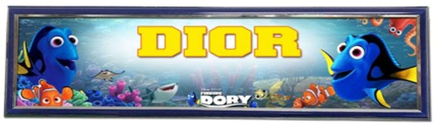 Finding Dory - Personalized Poster with Hard Frame